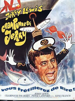 CAMPRONNE-TOI JERRY, JERRY LEWIS, AFFICHE CINEMA VINTAGE