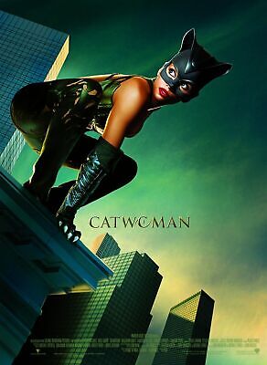 CATWOMAN, HALLE BERRY, 2004, REPRO MOVIE POSTER, VINTAGE, HQ
