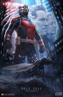 ANT-MAN, PAUL RUDD, 2015, REPRO MOVIE POSTER, VINTAGE, HQ