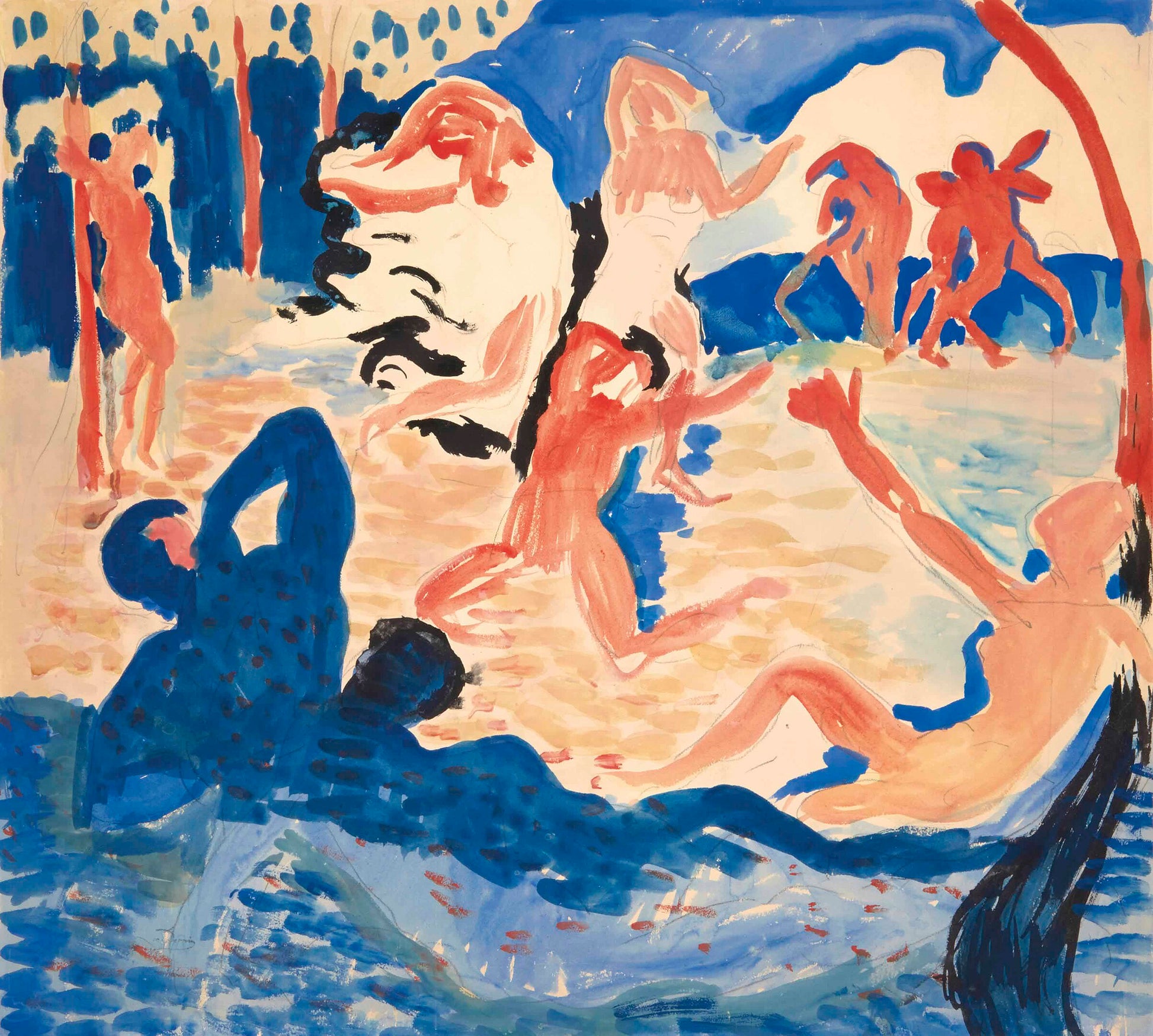 ANDRE DERAIN ÉTUDE AFFICHES VINTAGE ART POSTER HQ