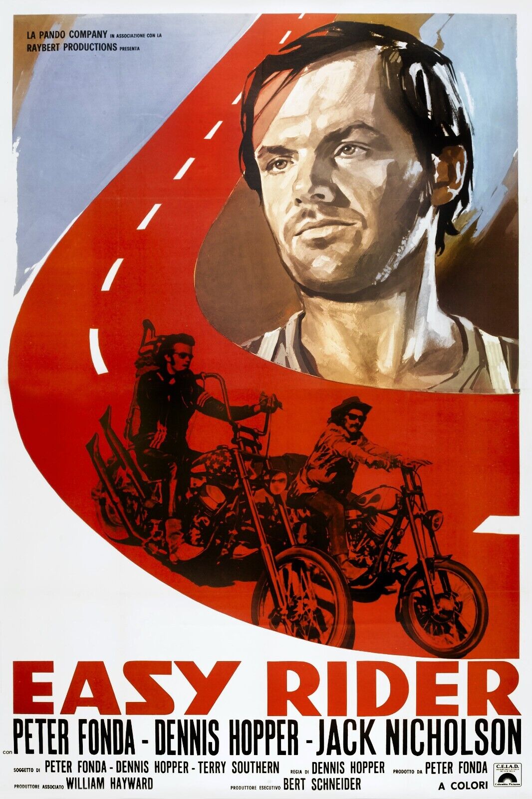 EASY RIDER 3 Peter Fonda Motorcycle Repro Vintage Movie Poster