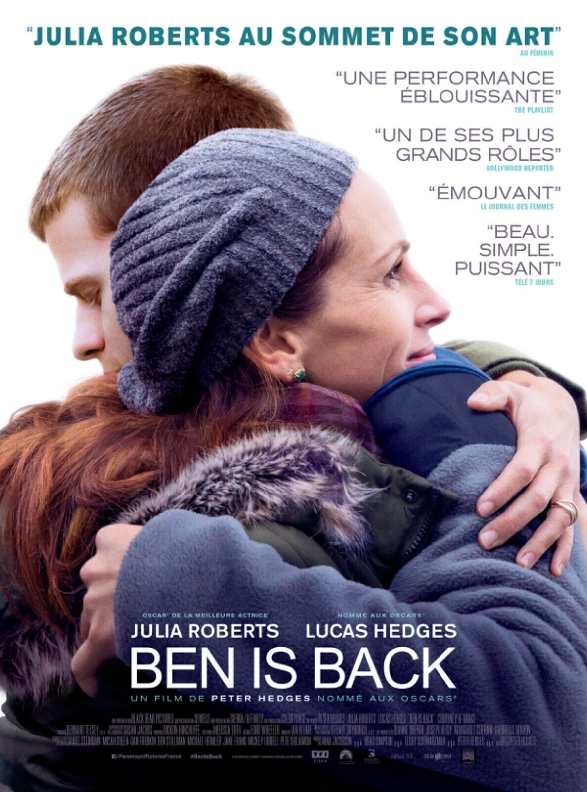 BEN IS BACK, JULIA ROBERTS, 2018, REPRO MOVIE POSTER, VINTAGE, HQ