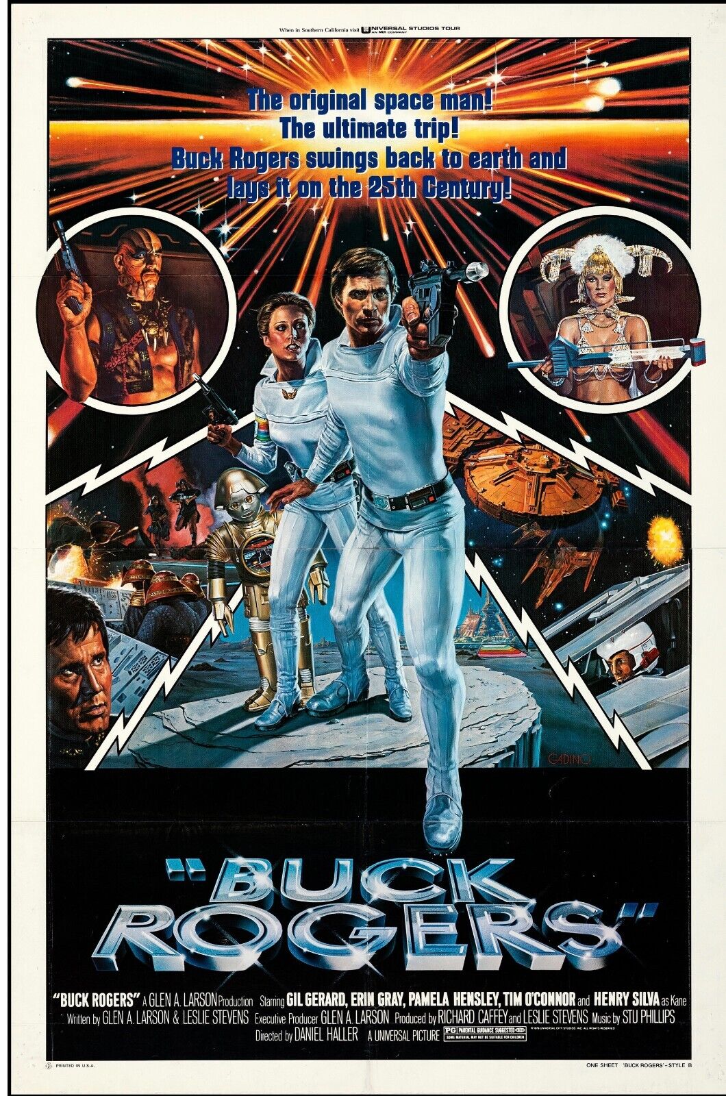 BUCK ROGERS IN THE 25TH CENTURY, GIL GERARD, 1979, REPRO MOVIE POSTER, VINTAGE, HQ