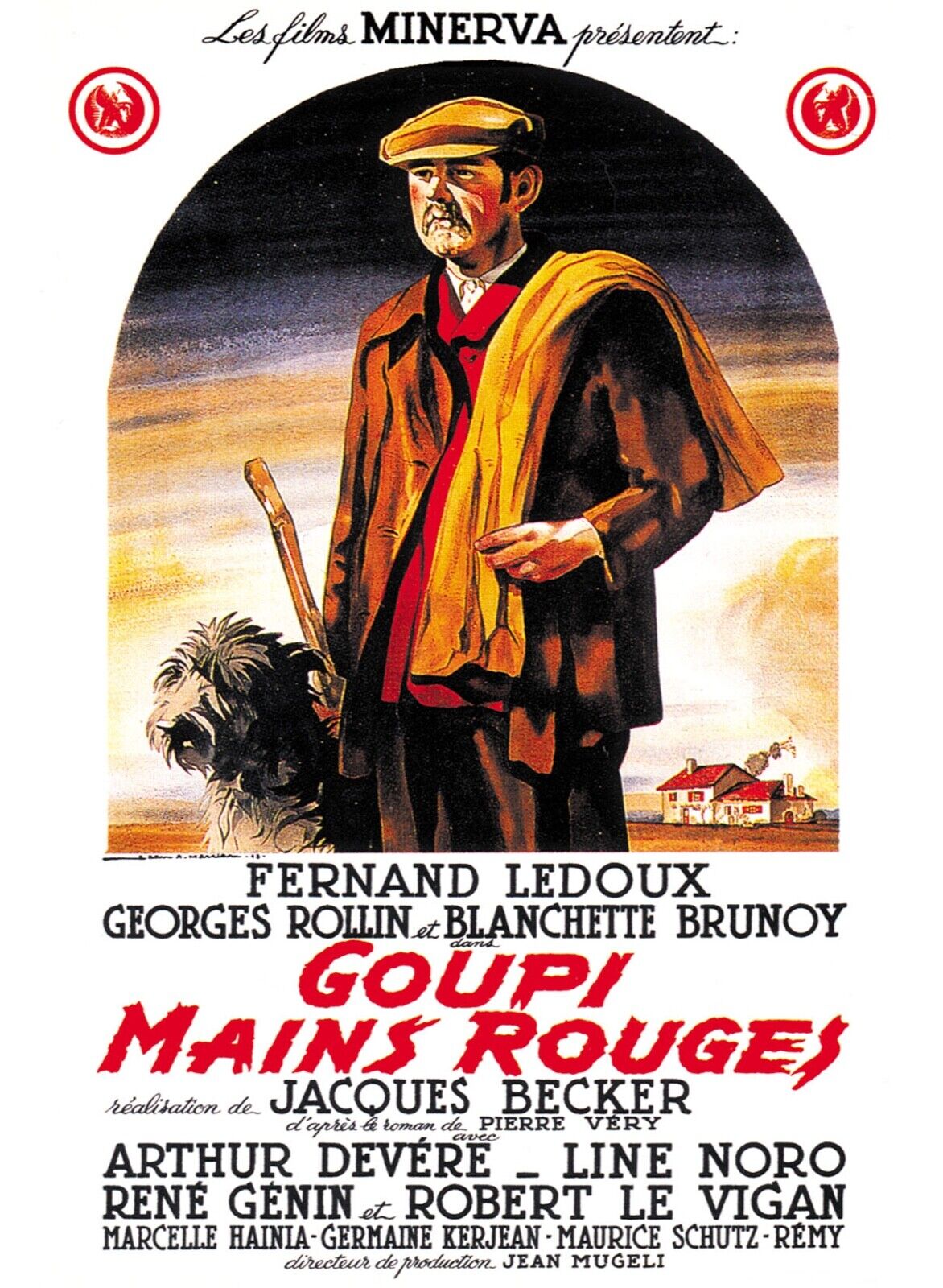 GOUPI RED HANDS, FERNAND LEDOUX, HQ POSTER REPRO