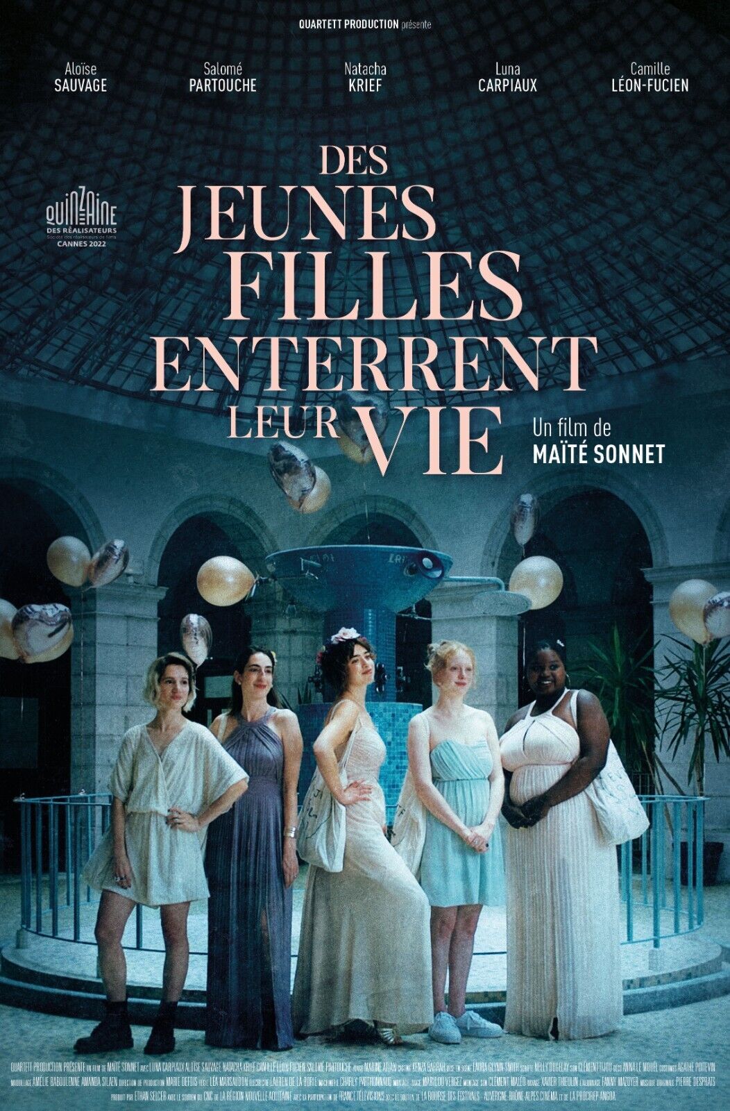 YOUNG GIRLS BURY THEIR LIVES, LUNA CARPIAUX, 2022, REPRO MOVIE POSTER, VINTAGE, HQ