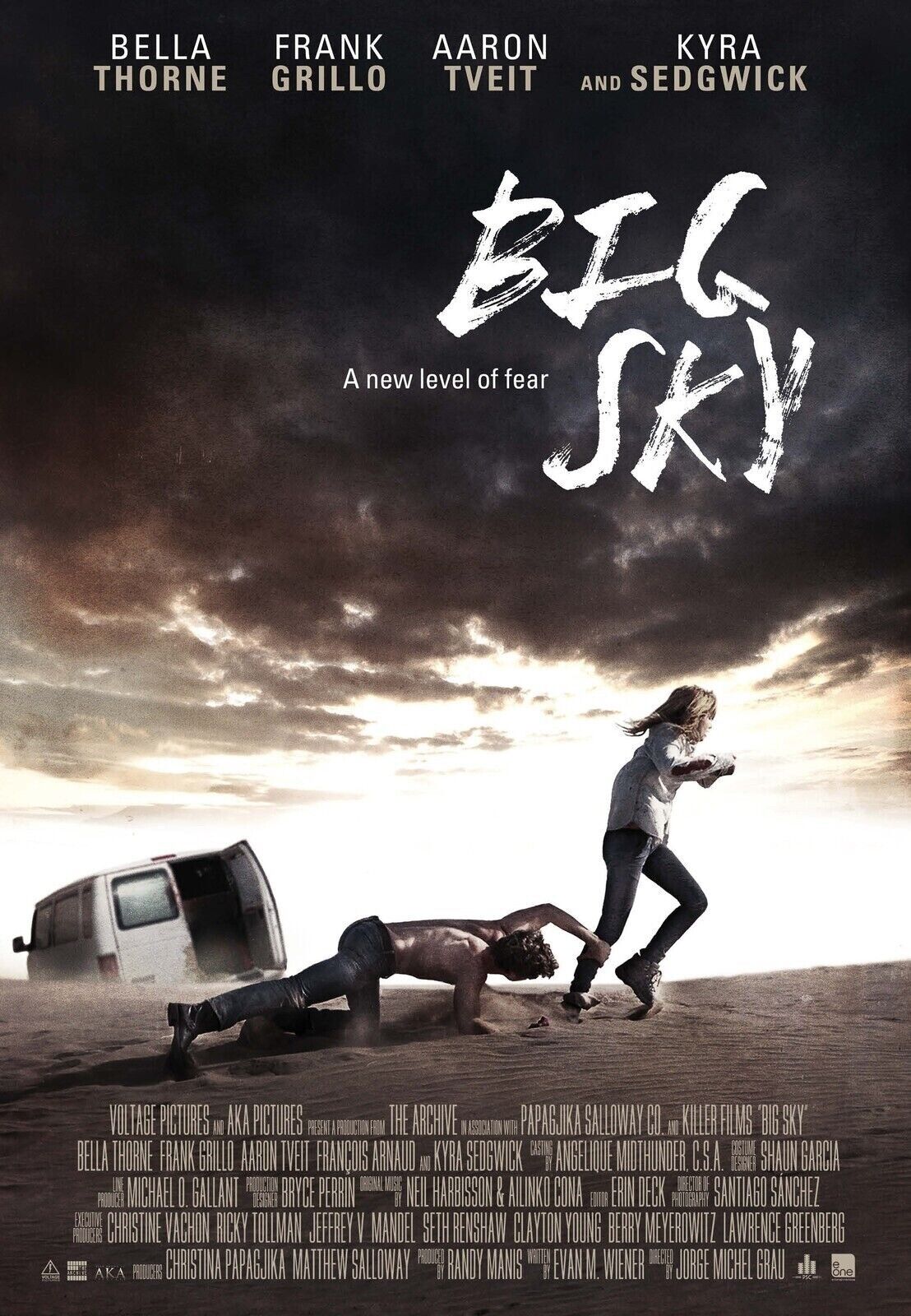 BIG SKY, BELLA THORNE, 2015, REPRO MOVIE POSTER, VINTAGE, HQ