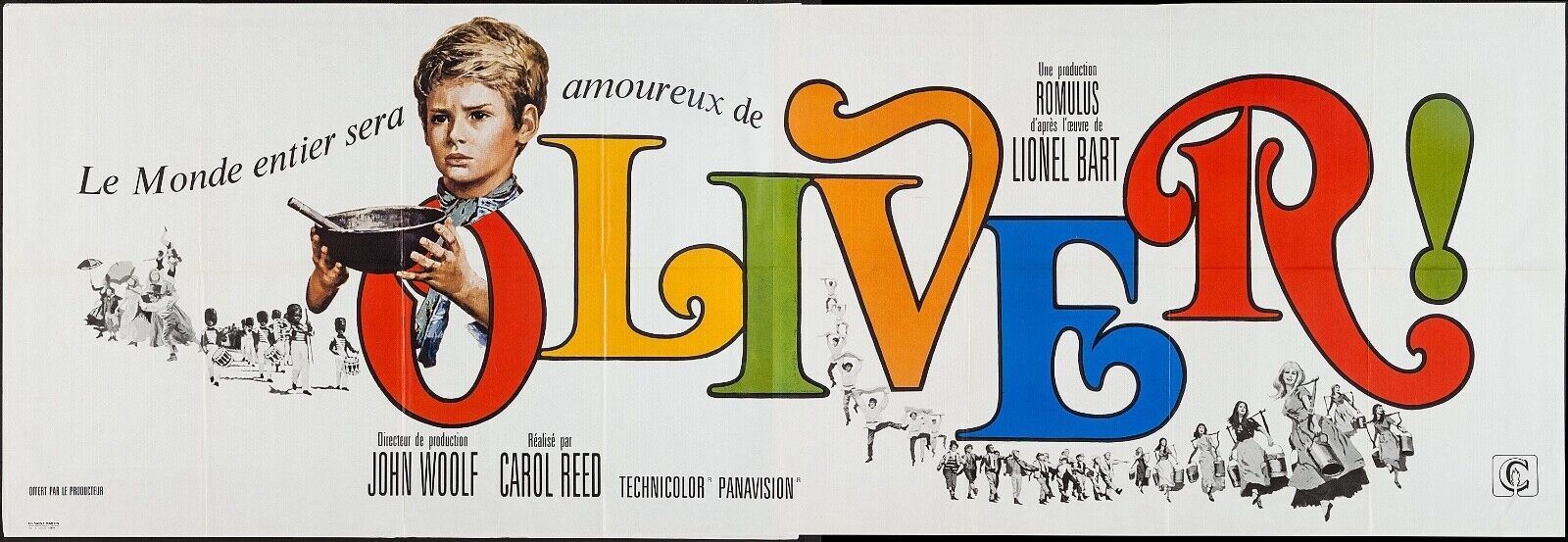 OLIVER, CAROL REED, 1968, REPRO AFFICHE CINEMA VINTAGE, HQ