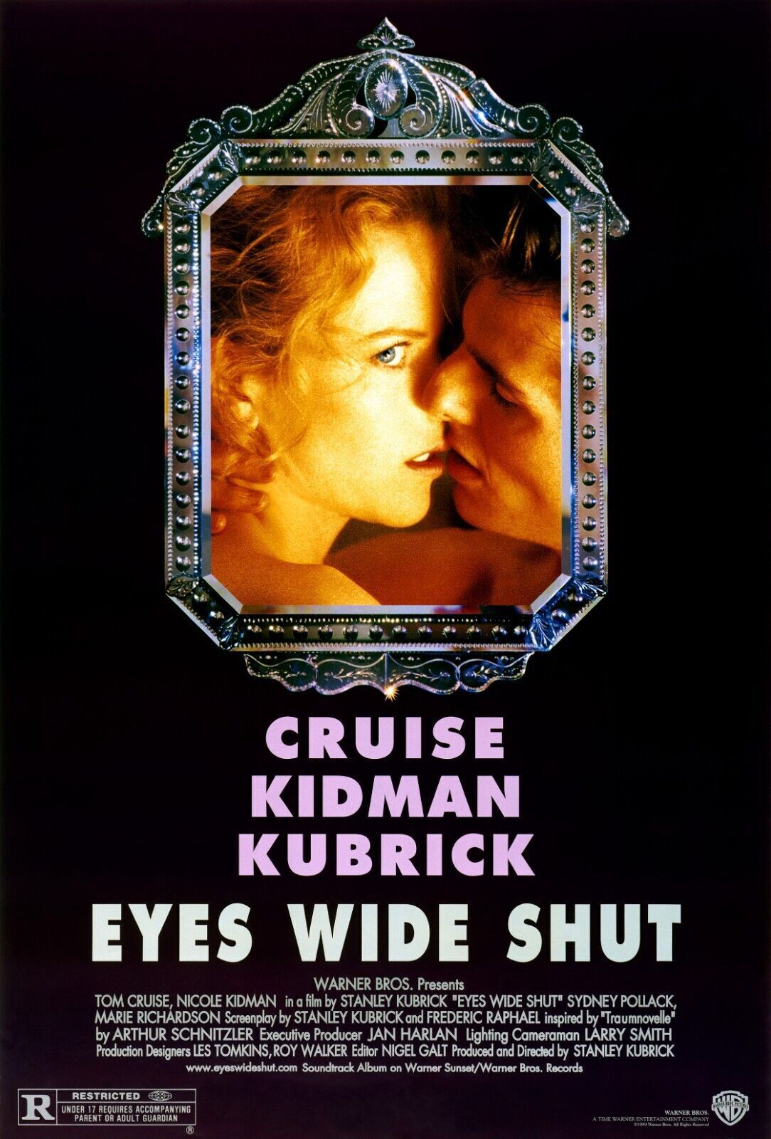 EYES WIDE SHUT, TOM CRUISE, 1999, REPRO MOVIE POSTER, VINTAGE, HQ