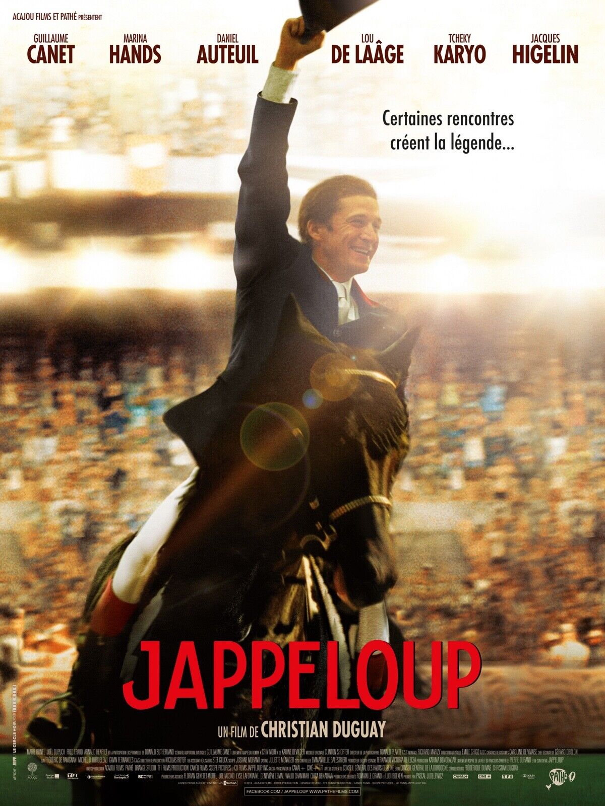 JAPPELOUP, GUILLAUME CANET, 2013, REPRO MOVIE POSTER, VINTAGE, HQ