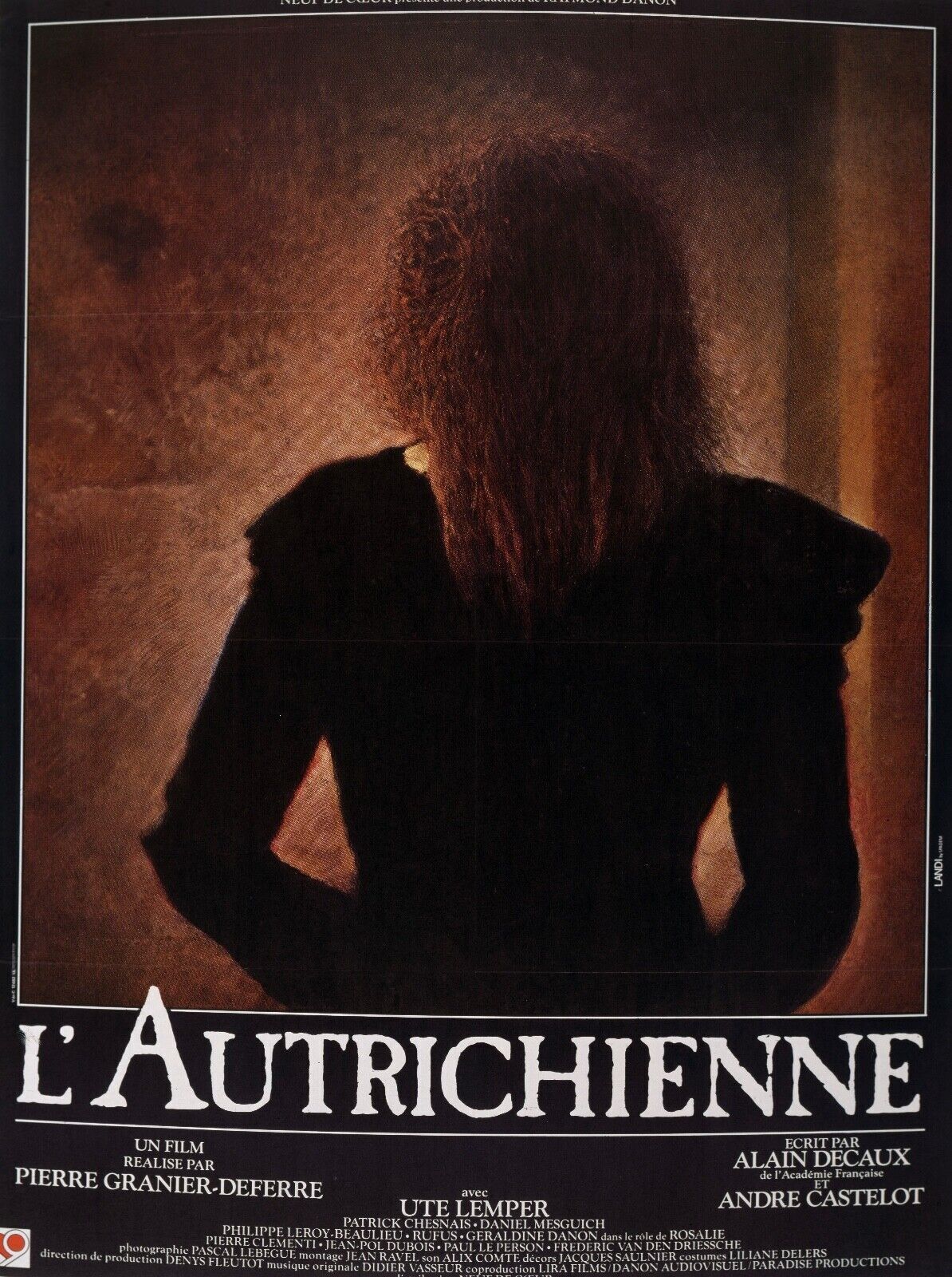 THE AUSTRIAN, UTE LEMPER, VINTAGE HQ cinema poster reproduction