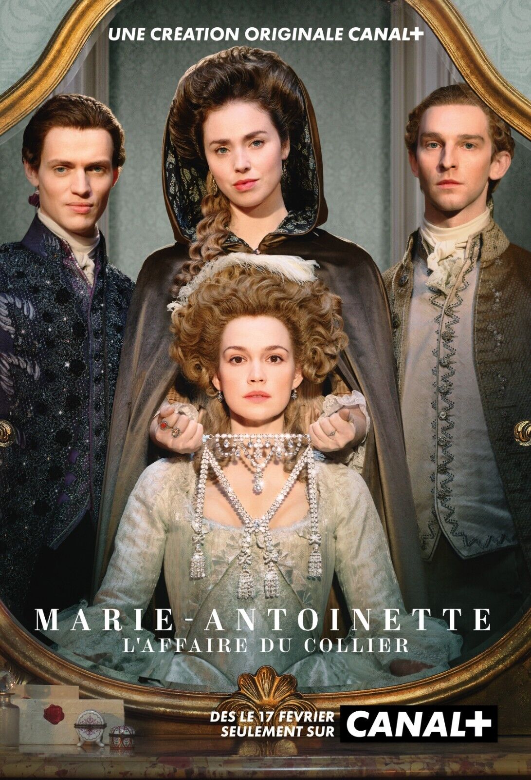 MARIE-ANTOINETTE, THE AFFAIR OF THE NECKLACE, HILARY SWANK, 2001, Repro cinema poster, VINTAGE, HQ