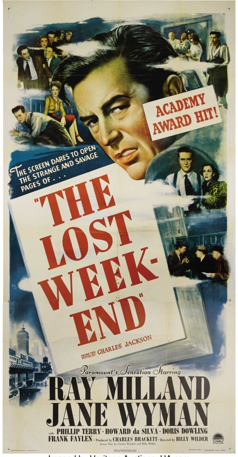 THE POISON, RAY MILLAND, 1945, cinema poster reproduction, VINTAGE, HQ