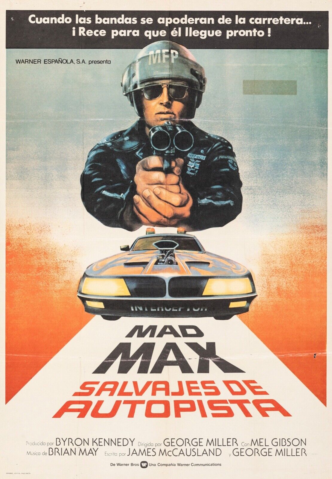 MAD MAX, MEL GIBSON, 1979, REPRO AFFICHE CINEMA VINTAGE, HQ