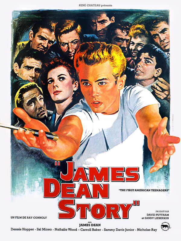 PÓSTER DE LA PELÍCULA LA HISTORIA DE JAMES DEAN HQ