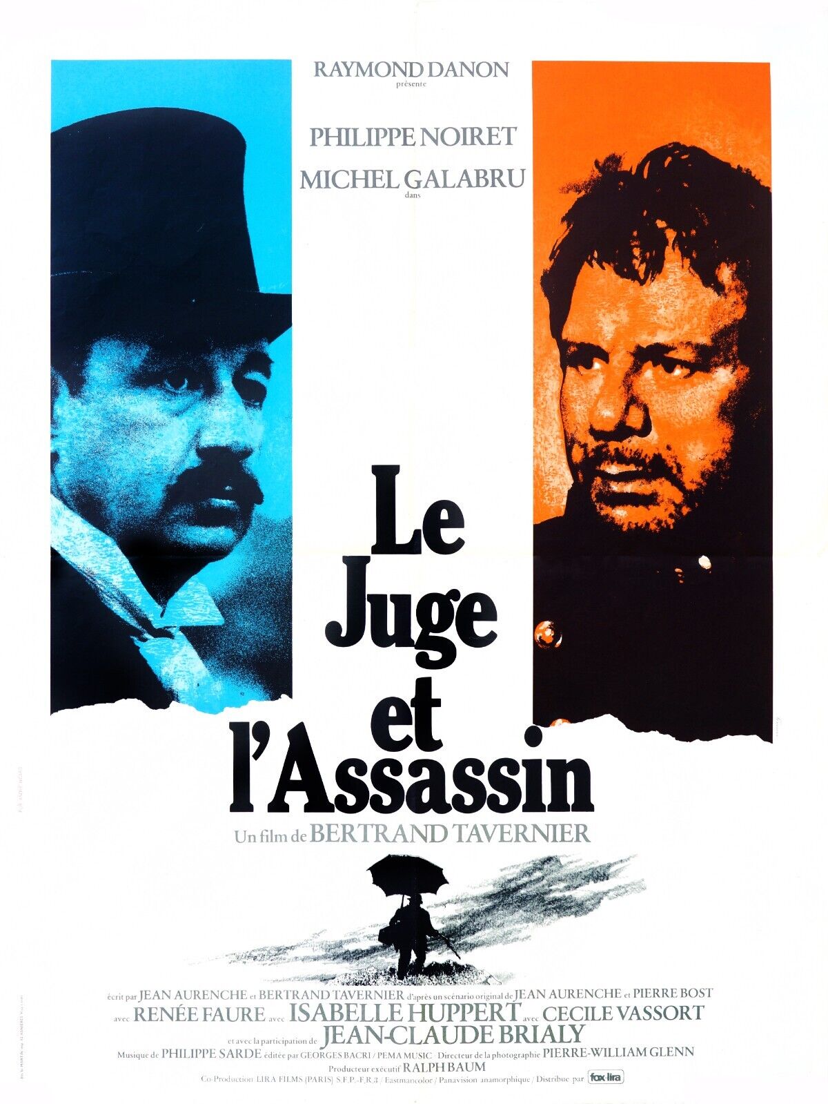 THE JUDGE AND THE ASSASSIN, PHILIPPE NOIRET, 1976, REPRO VINTAGE CINEMA POSTER, HQ