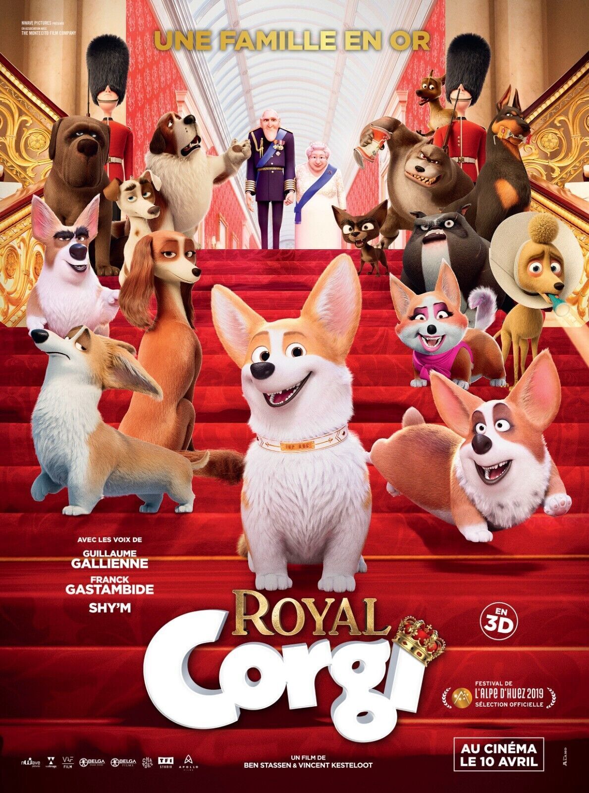ROYAL CORGI, GUILLAUME GALIENNE, 2019, repro affiche cinema, HQ