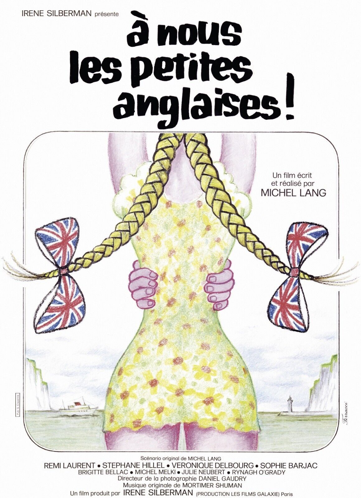 ¡VAMOS A POR LAS CHICAS INGLESAS!, RÉMI LAURENT, 1976, REPRODUCCIÓN DE CARTEL DE PELÍCULA, VINTAGE, HQ