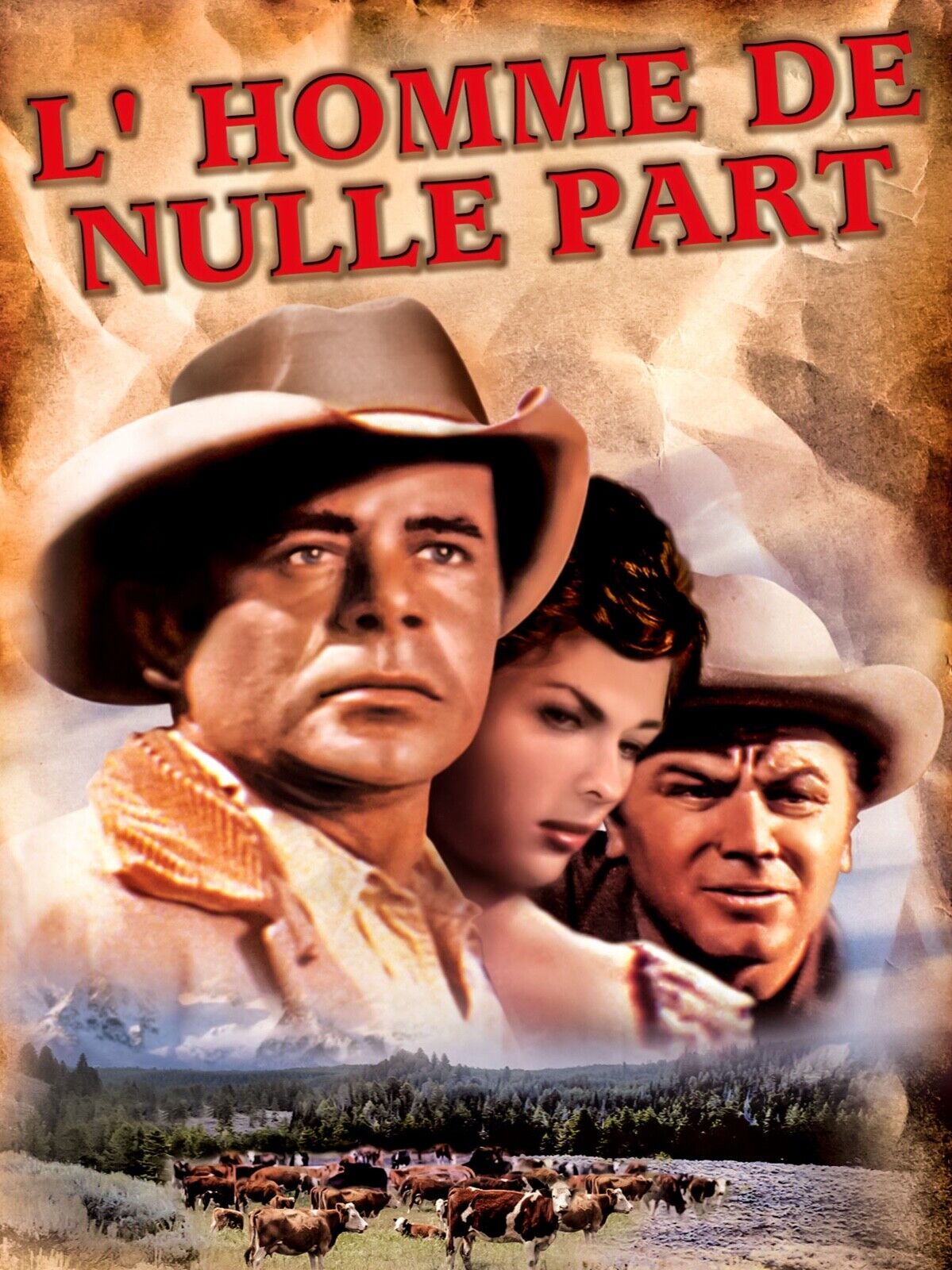 THE MAN FROM NOWHERE, Glenn Ford MOVIE POSTER HQ