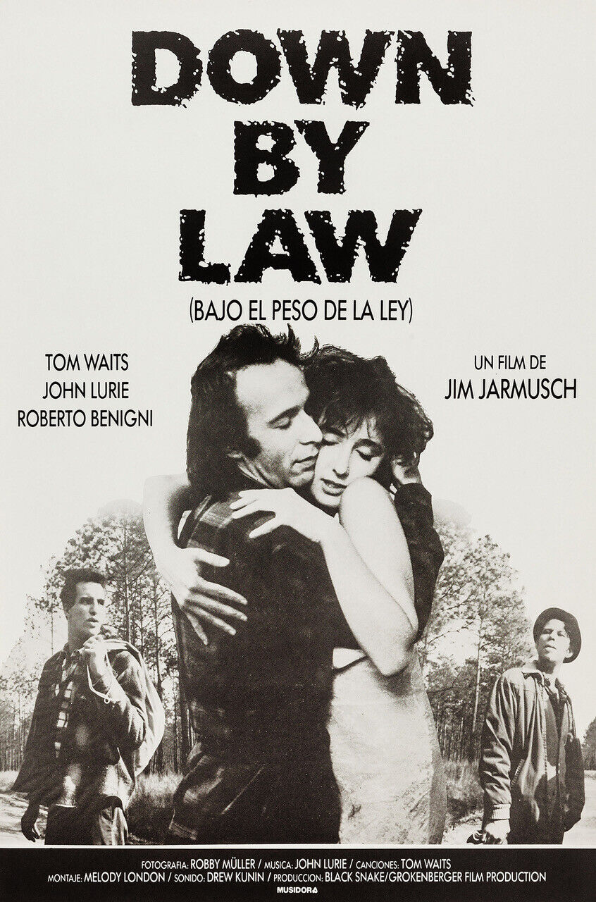 DOWN BY LAW, JIM JARMUSCH - REPRO CINEMA POSTER