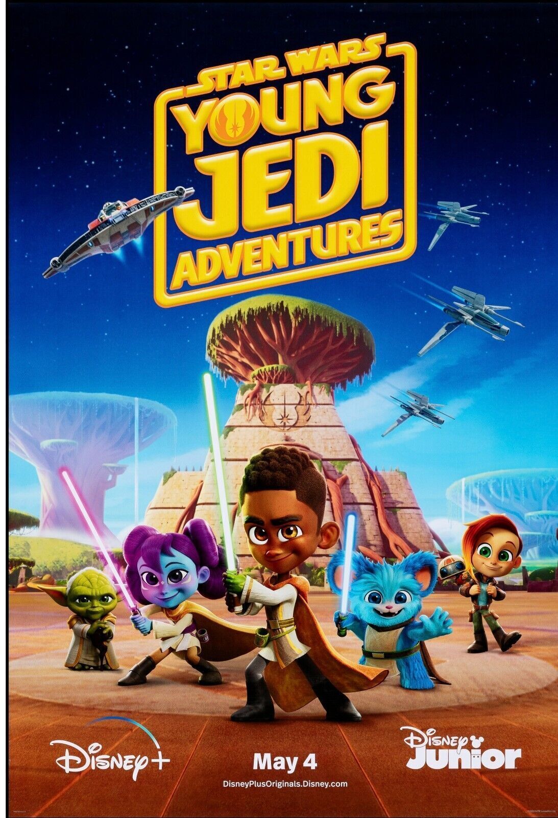 STAR WARS : LES AVENTURES PETITS JEDI, Repro affiche cinéma, HQ