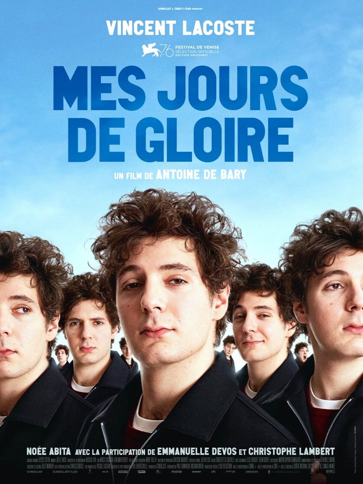 MY GLORY DAYS, VINCENT LACOSTE, 2020, REPRO VINTAGE CINEMA POSTER, HQ