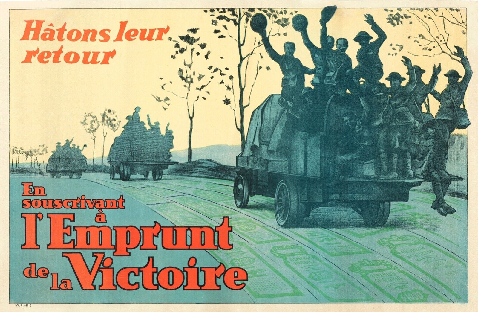 L'EMPRUNT DE LA VICTOIRE, REPRO AFFICHE GUERRE VINTAGE HQ