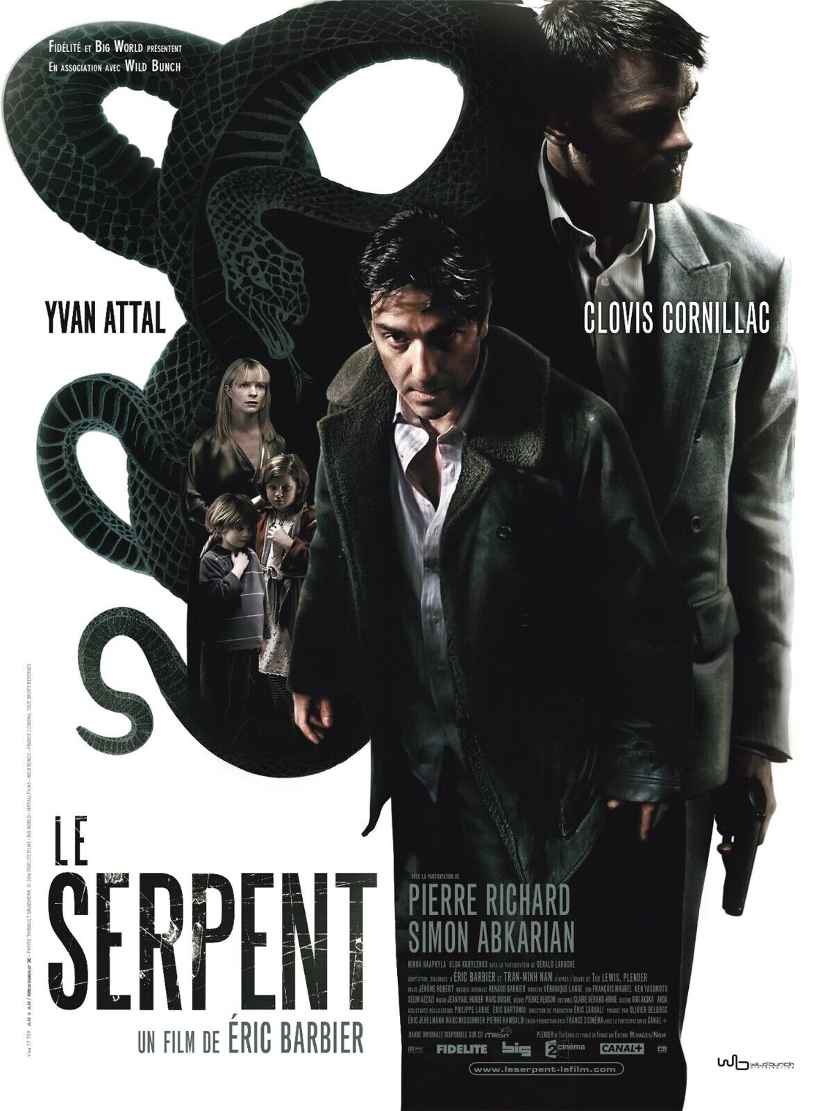 LE SERPENT, YVAN ATTAL, 2006, Repro affiche de cinema, VINTAGE, HQ