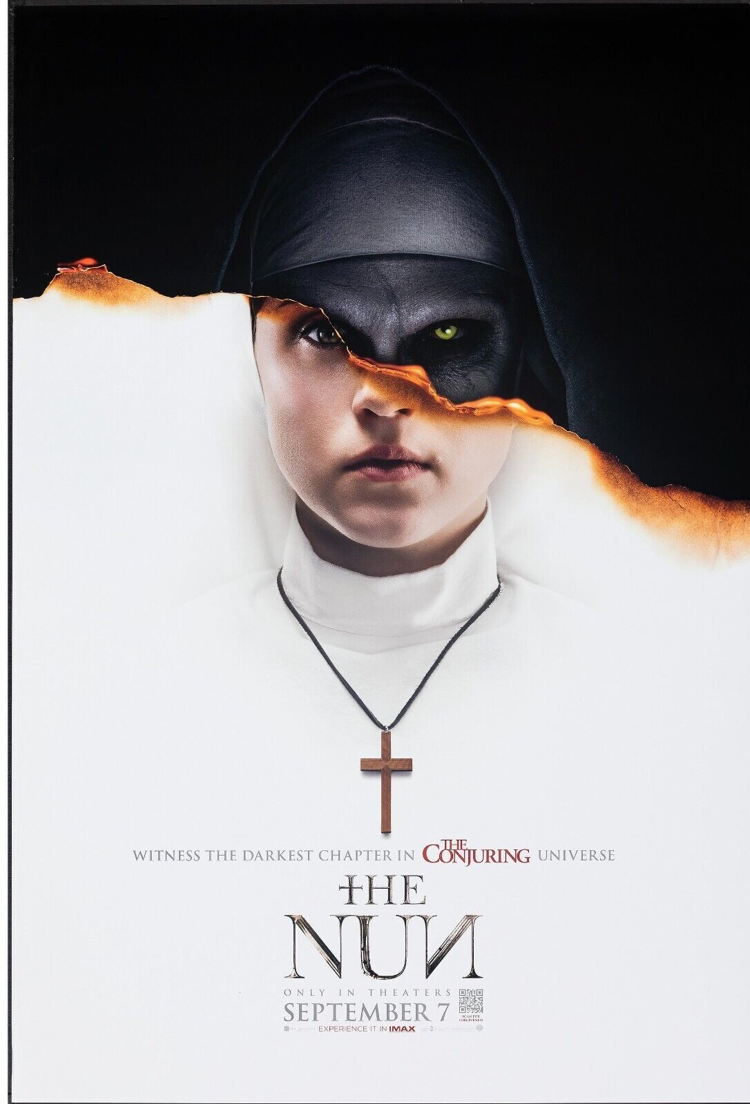 THE NUN, TAISSA FARMIGA, 2018, REPRO AFFICHE CINÉMA VINTAGE, HQ
