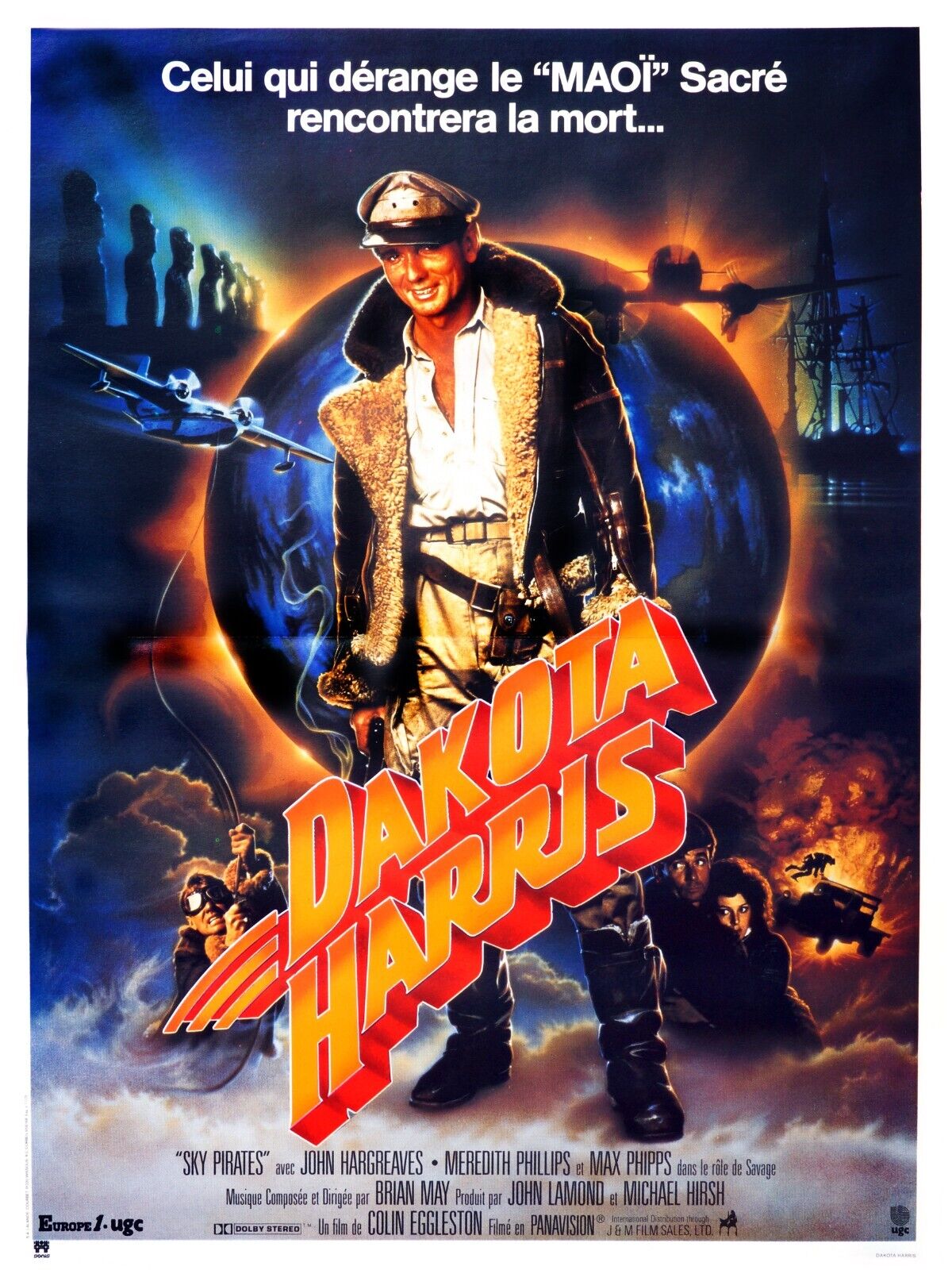 DAKOTA HARRIS, COLIN EGGLESTON, 1988, REPRO MOVIE POSTER, VINTAGE, HQ