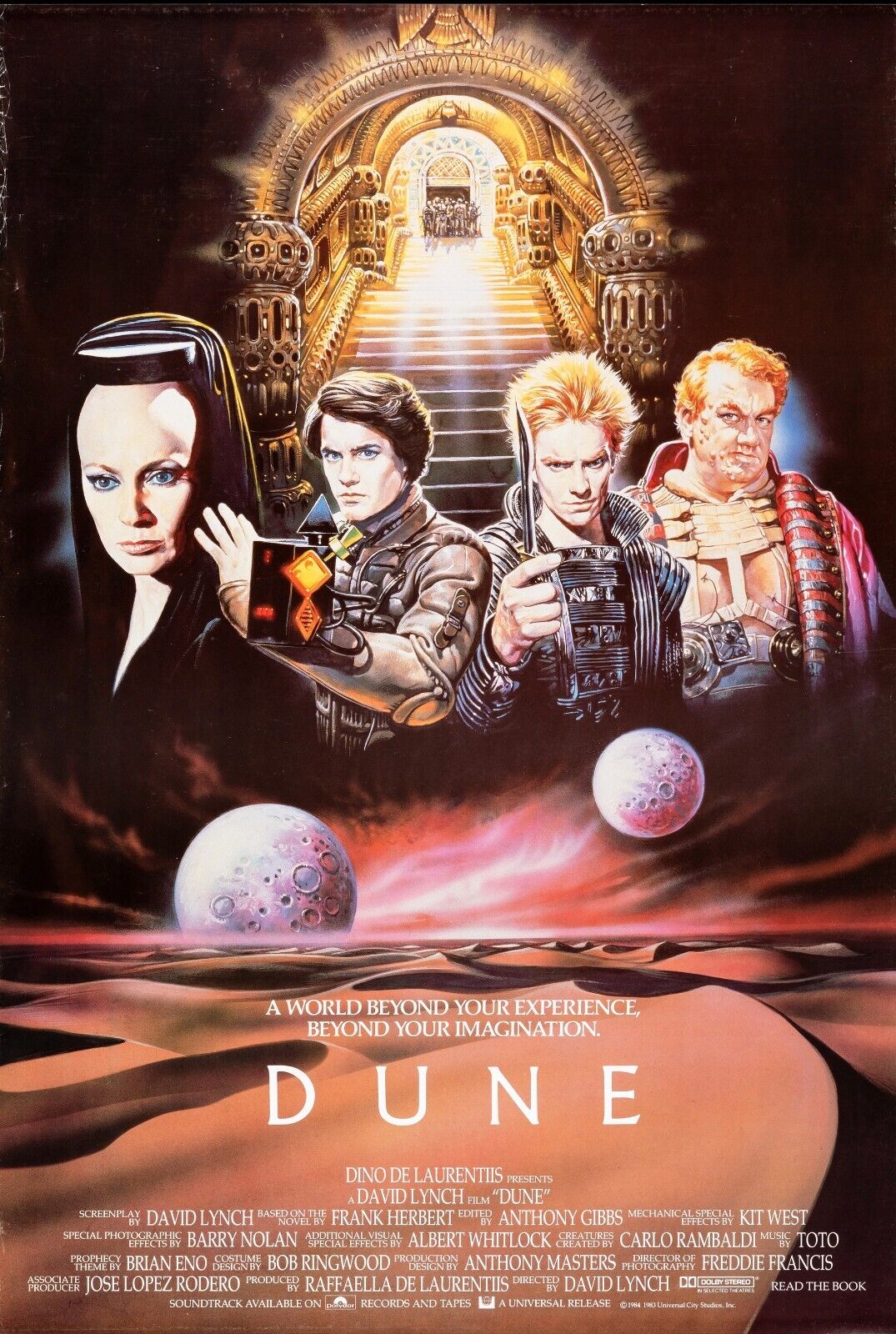 DUNE 2, TIMOTHÉE CHALAMET, 2024, REPRO MOVIE POSTER, VINTAGE, HQ