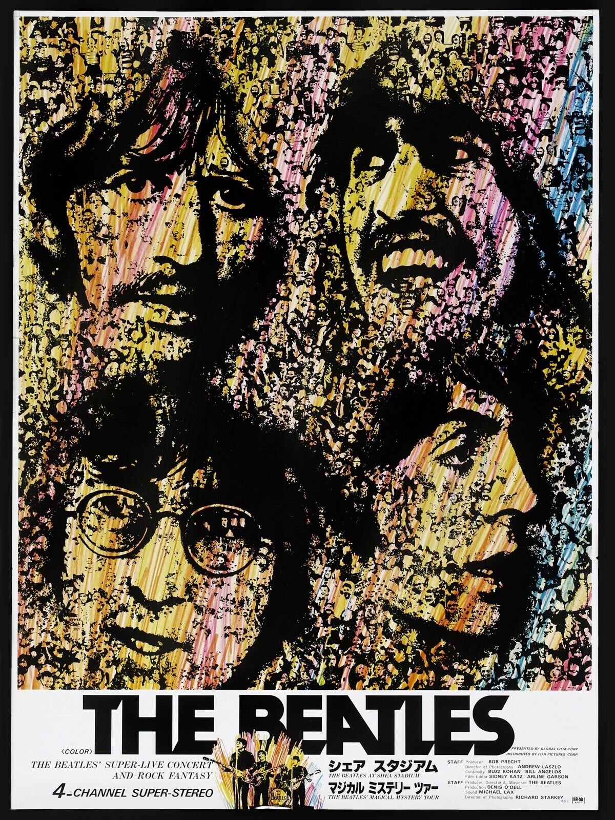 THE BEATLES, SUPER LIVE CONCERT, Repro affiche concert, HQ