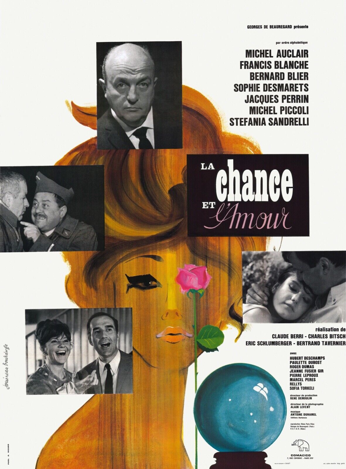 LA CHANCE ET L'AMOUR, MICHEL AUCLAIR MOVIE POSTER HQ