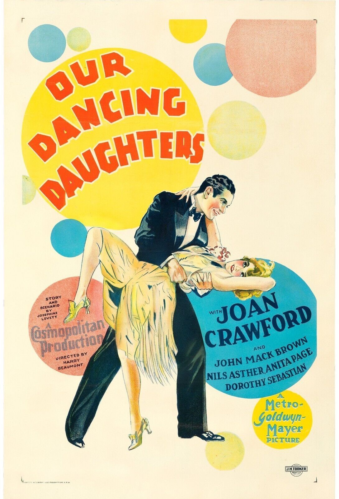 THE NEW VIRGINS, JOAN CRAWFORD, 1928, Reproduction cinema poster, VINTAGE, HQ
