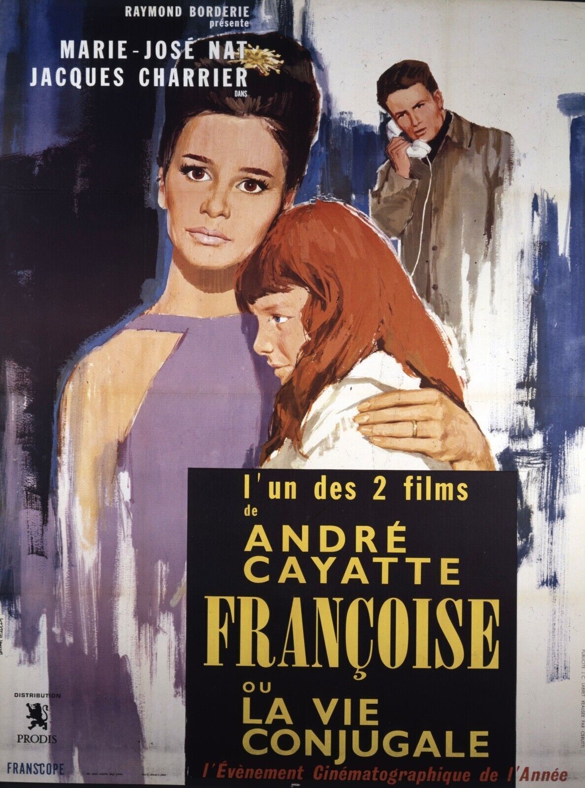 FRANCOISE OR MARRIED LIFE, vintage cinema poster reproduction, HQ