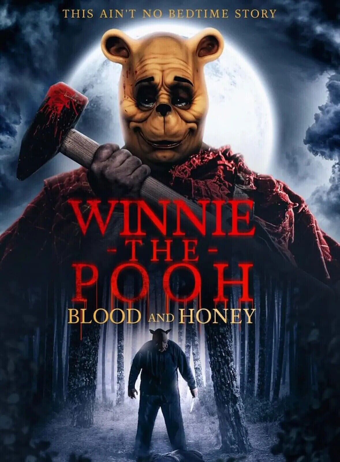 WINNIE THE POOH, HORREUR, REPRO AFFICHE CINÉMA VINTAGE, HQ