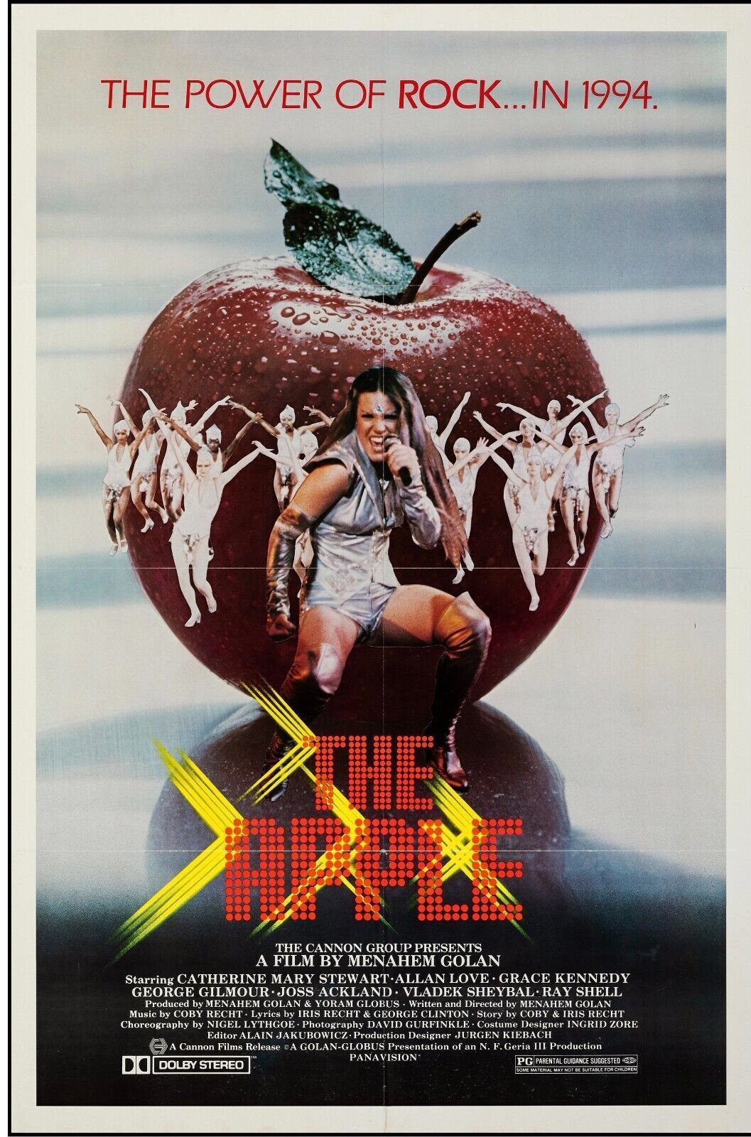 THE APPLE, CATHERINE MARIE, ROCK, 1994, repro affiche de music, HQ