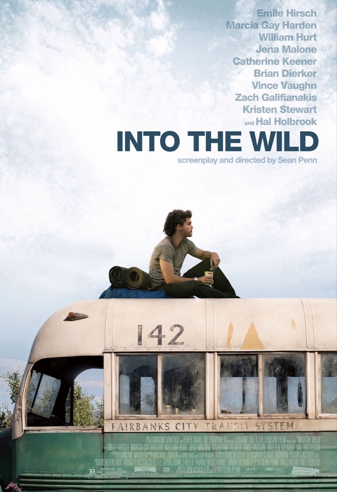 INTO THE WILD, EMILE HIRSCH, 2007, REPRO MOVIE POSTER, VINTAGE, HQ.