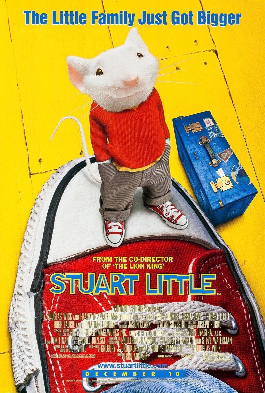 STUART LITTLE, 1999, REPRO AFFICHE CINEMA VINTAGE, HQ