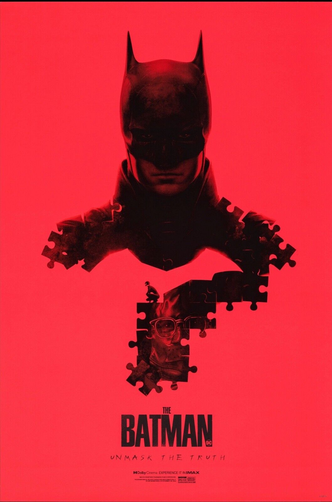 THE BATMAN, ROBERT PATTINSON, 2022, REPRO VINTAGE HQ CINEMA POSTER