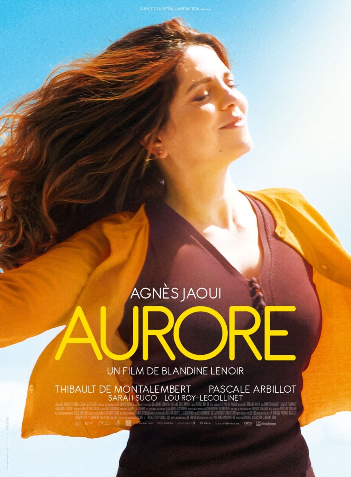 AURORE, AGNÈS JAOUI, 2016, REPRO MOVIE POSTER, VINTAGE, HQ