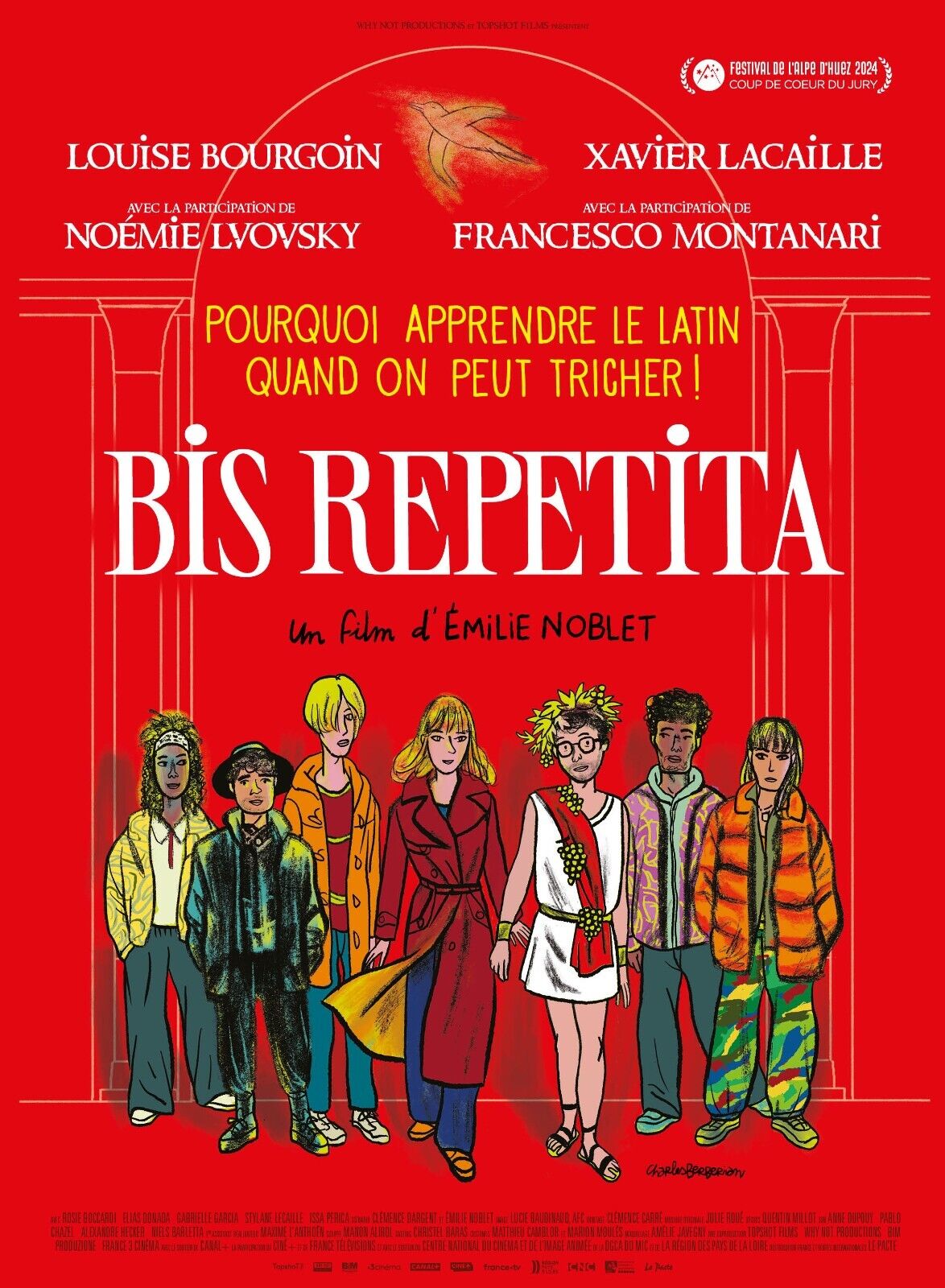 BIS REPETITA, LOUISE BOURGOIN, 2023, REPRO MOVIE POSTER, VINTAGE, HQ