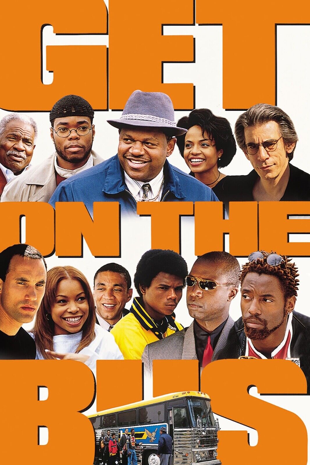 GET ON THE BUS, OSSIE DAVIS, 1996, REPRO MOVIE POSTER, VINTAGE, HQ.