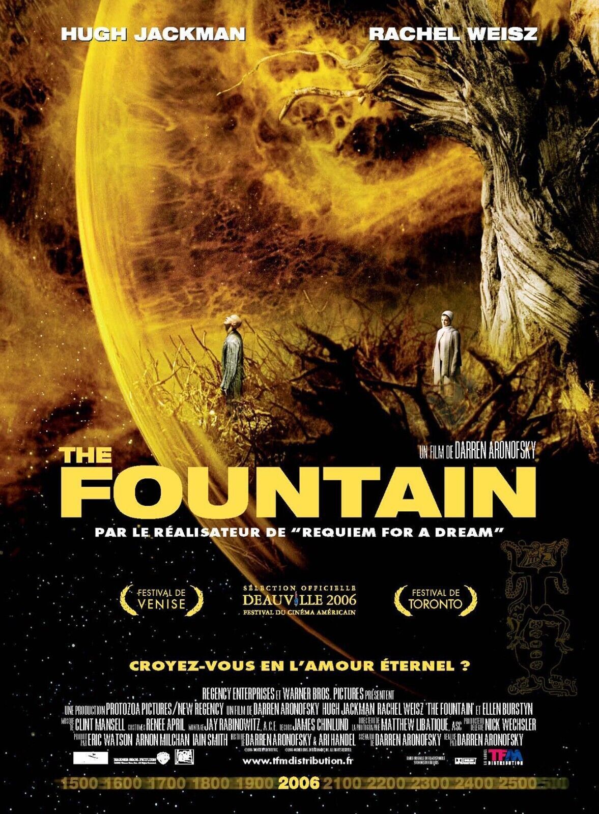 THE FOUNTAIN, HUGH JACKMAN, 2006, Repro affiche cinema, HQ