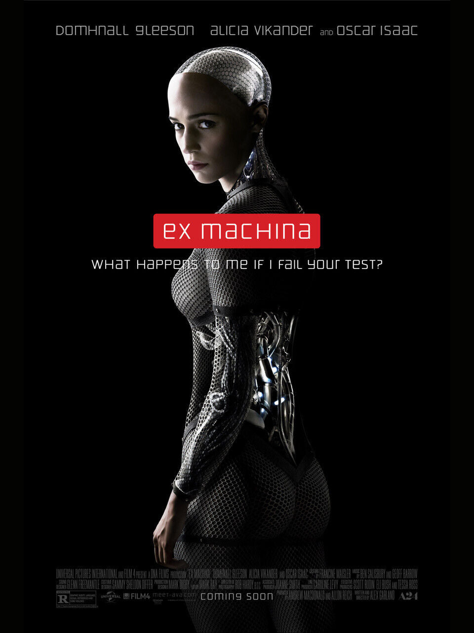 EX MACHINA, OSCAR ISAAC, CINEMA HQ POSTER REPRO