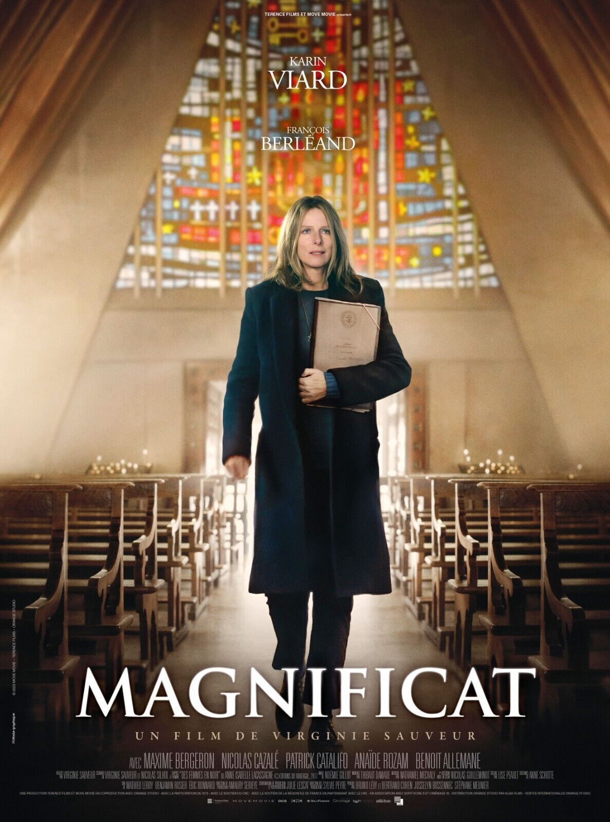 MAGNIFICAT, KARIN VIARD, 2023, Repro vintage cinema poster, HQ