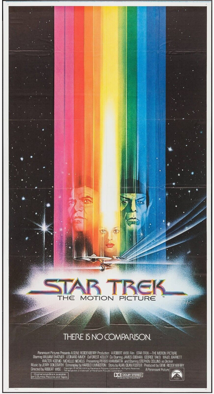 STAR TREK, THE MOTION PICTURE, WILLIAM SHATNER, REPRO AFFICHE CINEMA VINTAGE, HQ