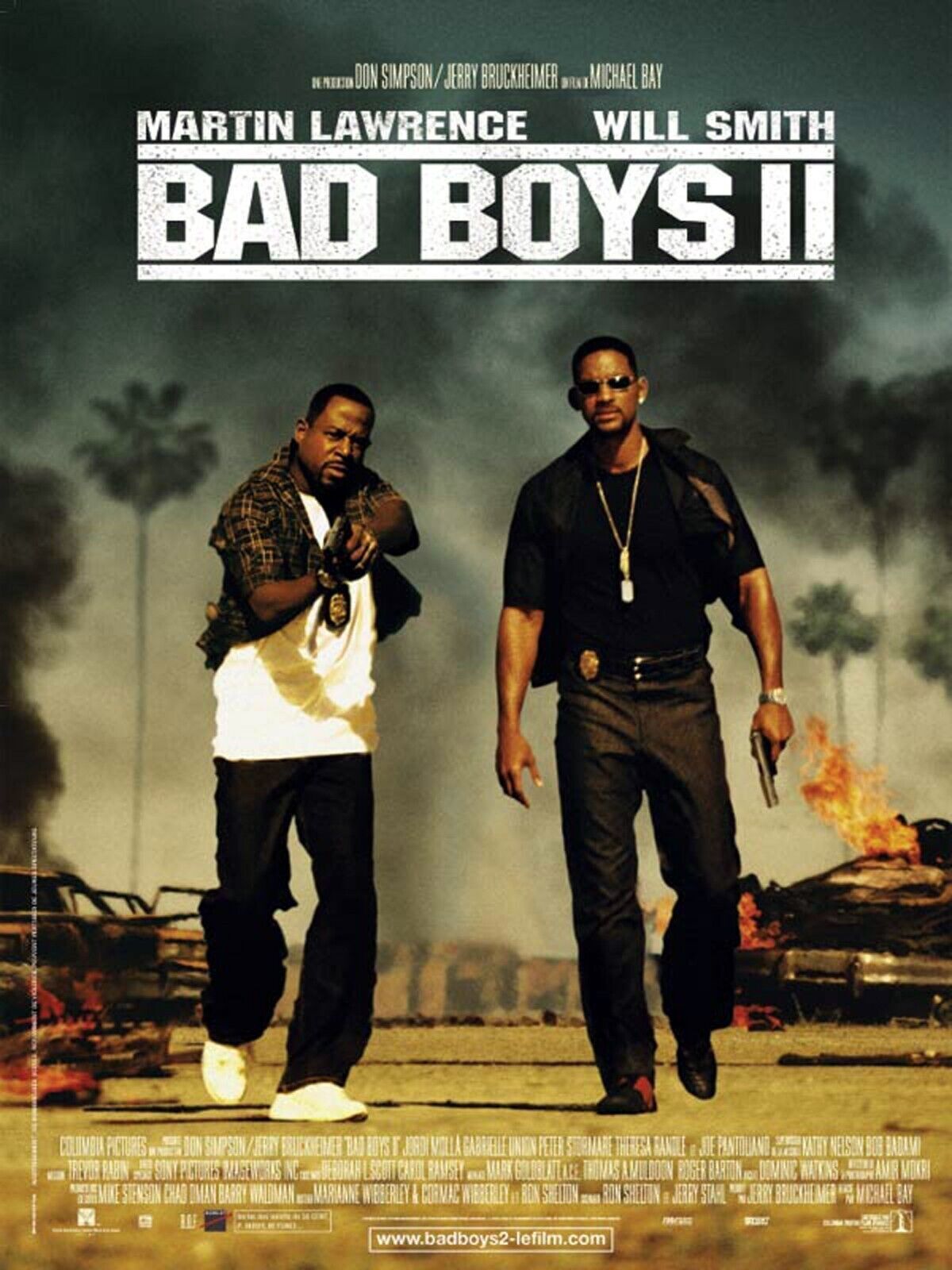 BAD BOYS II, WILL SMITH, 2003, REPRO MOVIE POSTER, VINTAGE, HQ