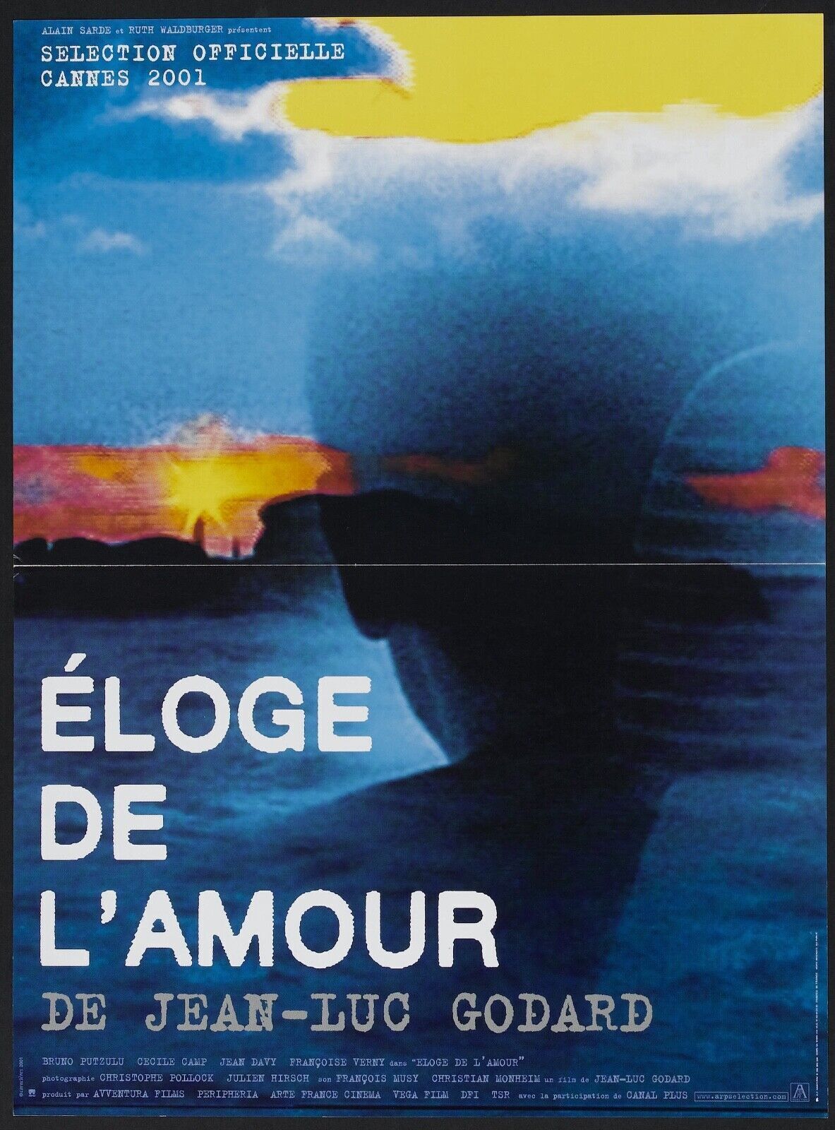 IN PRAISE OF LOVE, JEAN-LUC GODRAD, REPRO VINTAGE POSTER