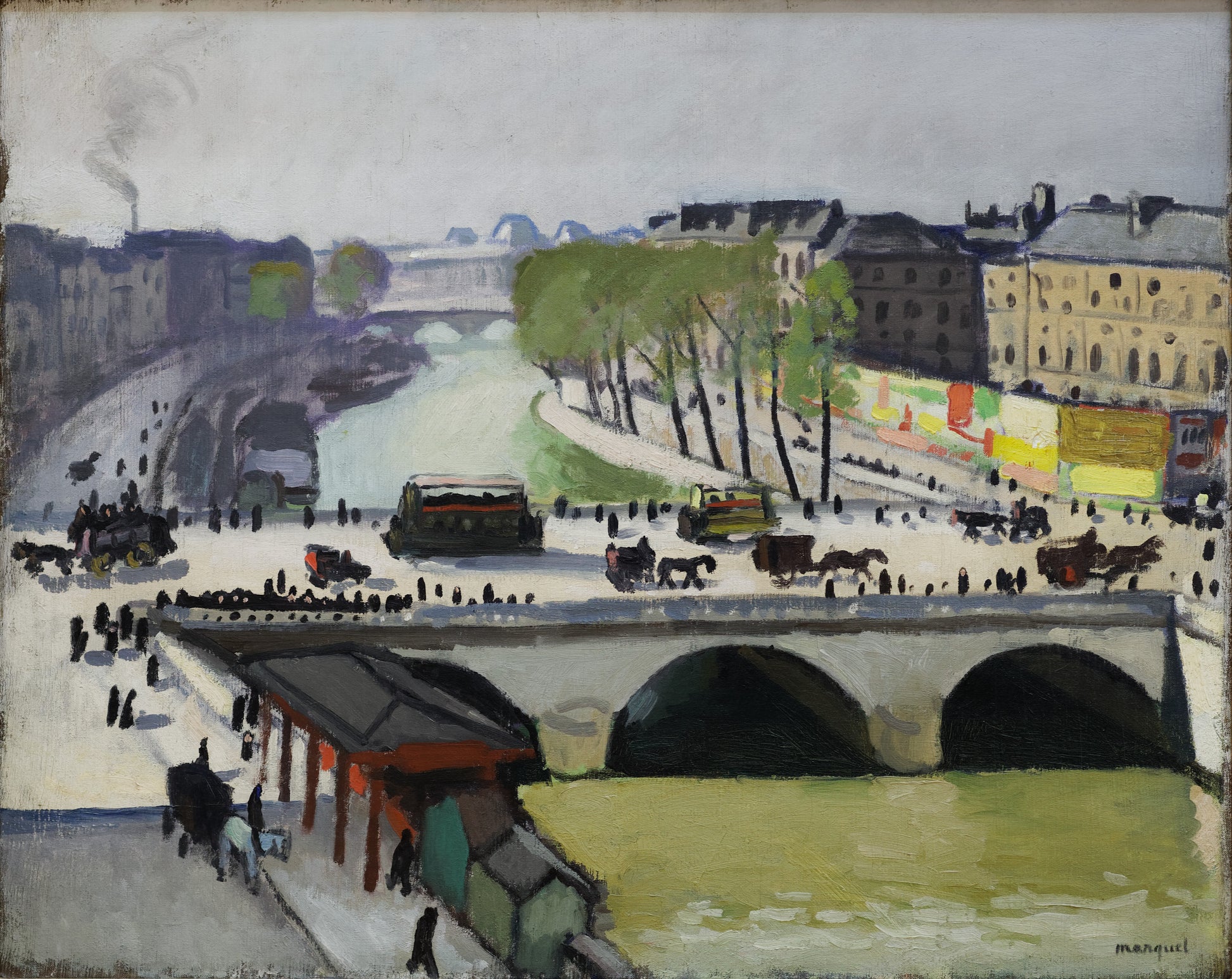 ALBERT MARQUET LE PONT SAINT MICHEL AFFICHES VINTAGE ART POSTER REPRO HQ