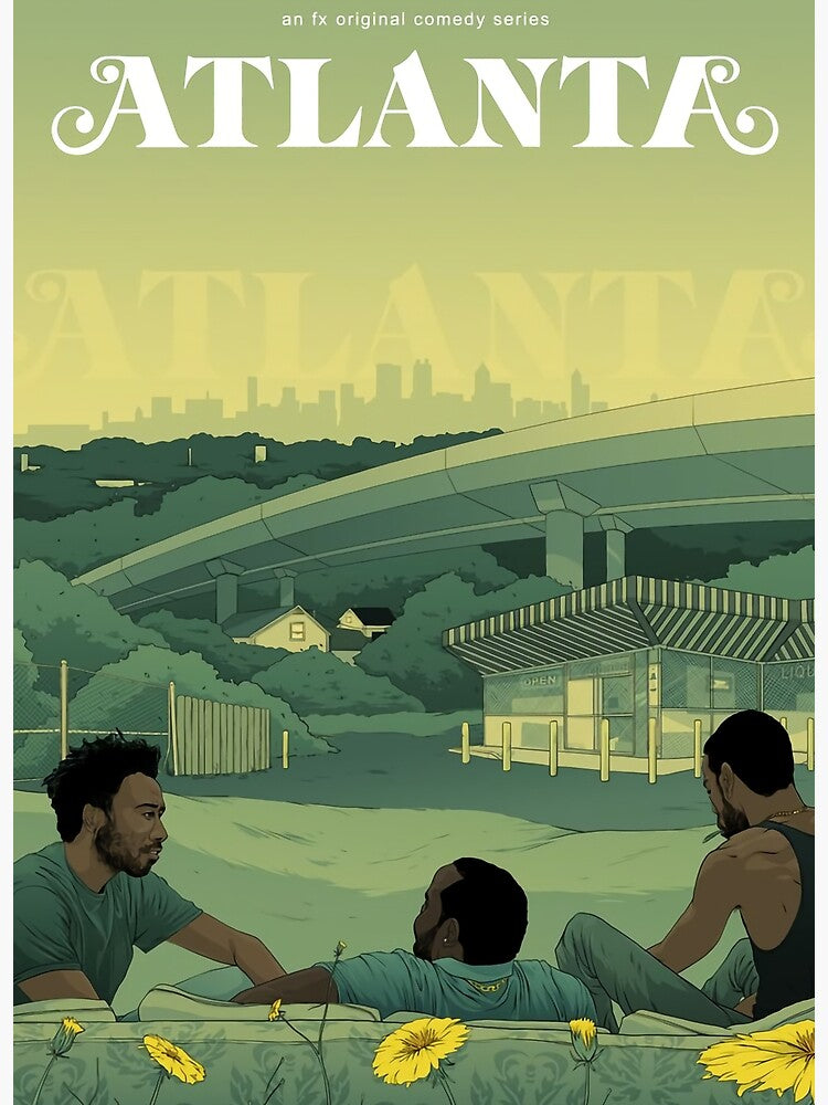 PÓSTER DE PROGRAMA DE TELEVISIÓN CLÁSICO DE ATLANTA HQ CHILDHISH GAMBINO